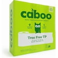 thumbnail image 1 of Caboo Tree Free Toilet Paper, Septic Safe Bath Tissue, Quick Dissolving 2 Ply Sheets - 300 Sheets Per Roll, 9 Double Rolls, 1 of 5