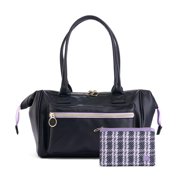 Caboodles Envy It Doctor Bag and Bring It! Bag Envy It Doctors Cosmetic Bag Bring It! Cosmetic Bag Bundle, Black Lavender, Travel-friendly