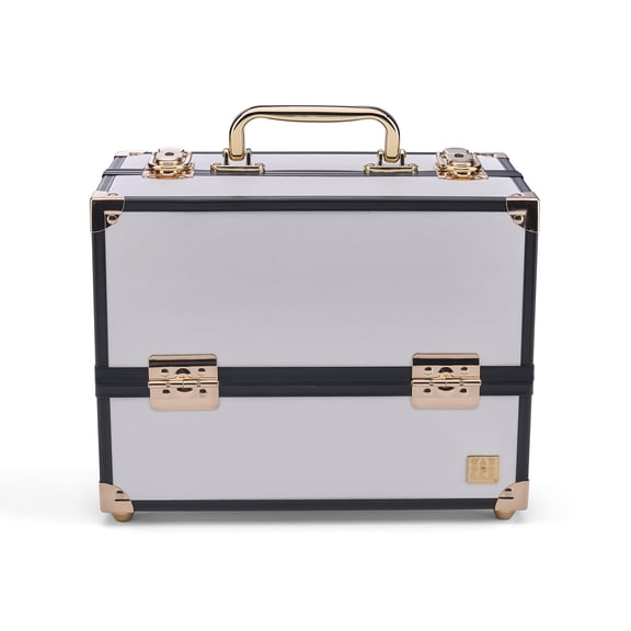 Caboodles Make Me Over Train Case | Cosmetic Organizer with Locking Latch