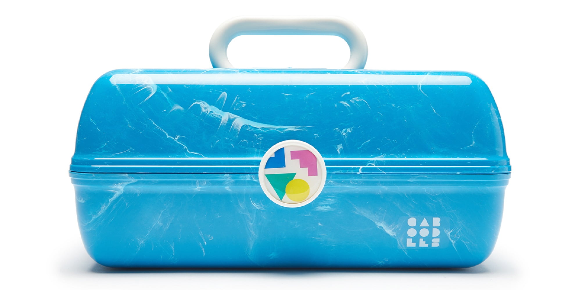Caboodles On-The-Go Girl Storage Makeup Bag - Teal Marble