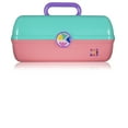 thumbnail image 1 of Caboodles On-The-Go-Girl Classic Cosmetic Case, Turquoise/Coral, 1 of 2