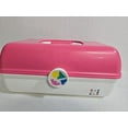 thumbnail image 1 of Caboodles On The Go Girl Classic Makeup Travel Case/organizer Pink/white, 1 of 4