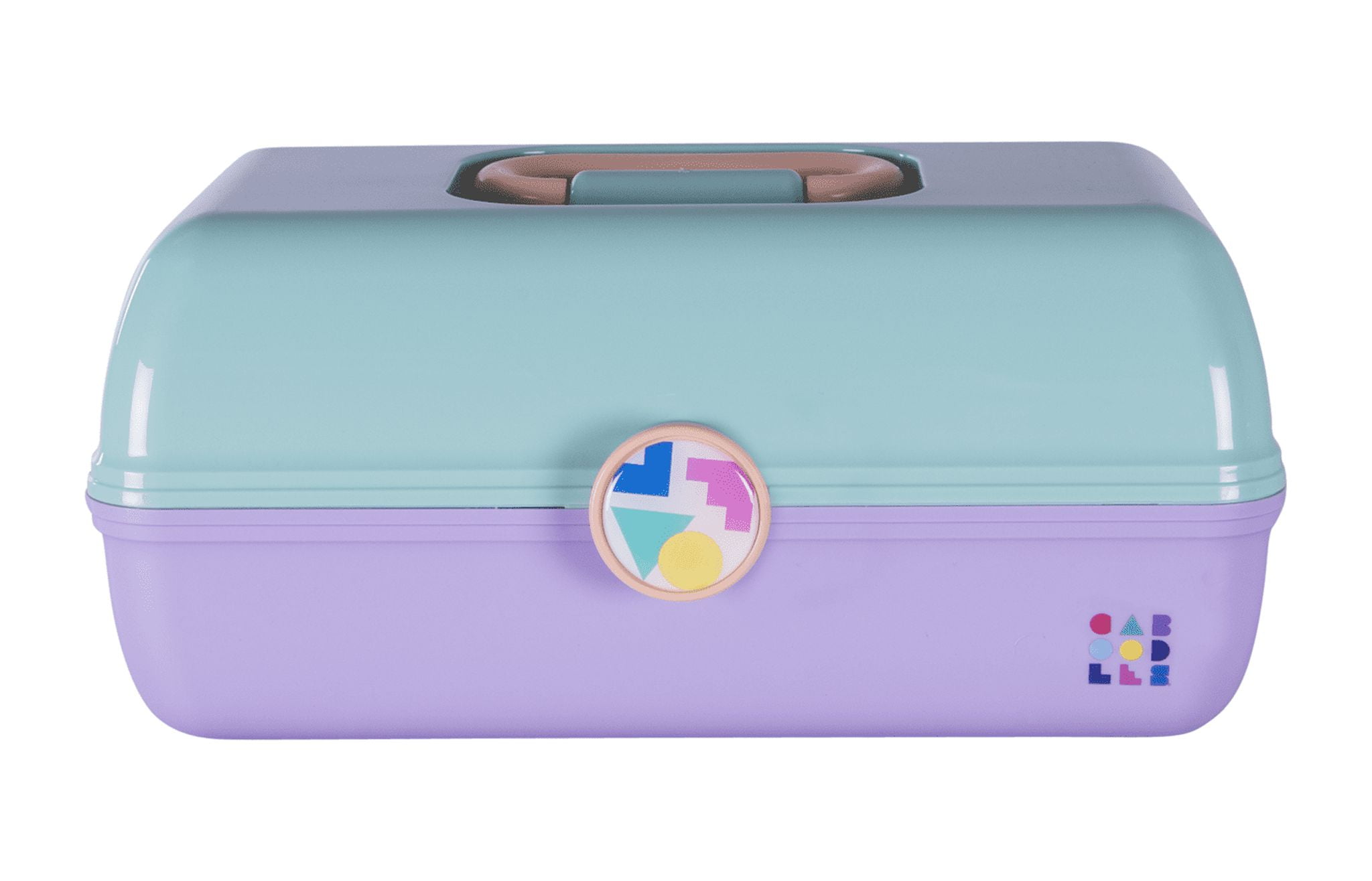 Caboodles On-The-Go Girl Makeup Box, Seafoam on Lavender