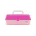 thumbnail image 1 of Caboodles Pretty In Petite Forever Fun Cosmetic Case, Pink Over Rose, 1 of 3