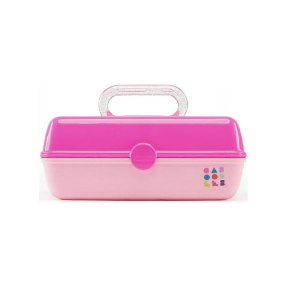 Caboodles Pretty In Petite Forever Fun Cosmetic Case, Pink Over Rose