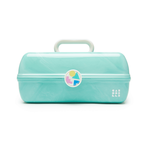 Caboodles, Vintage On-The-Go-Girl Classic Makeup Case, Blue