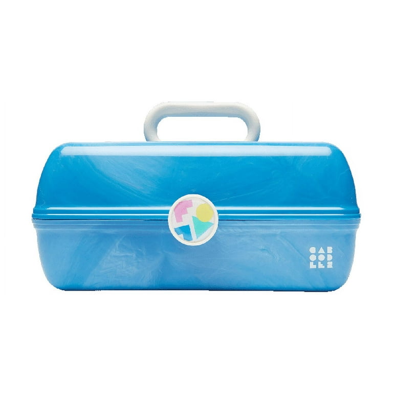 Caboodles Vintage On The Go Girl Blue White