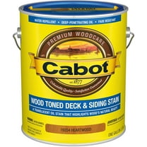 Cabot 140.0019204.007 Wood Toned Deck & Siding Low VOC Exterior Stain, Gallon, Heartwood