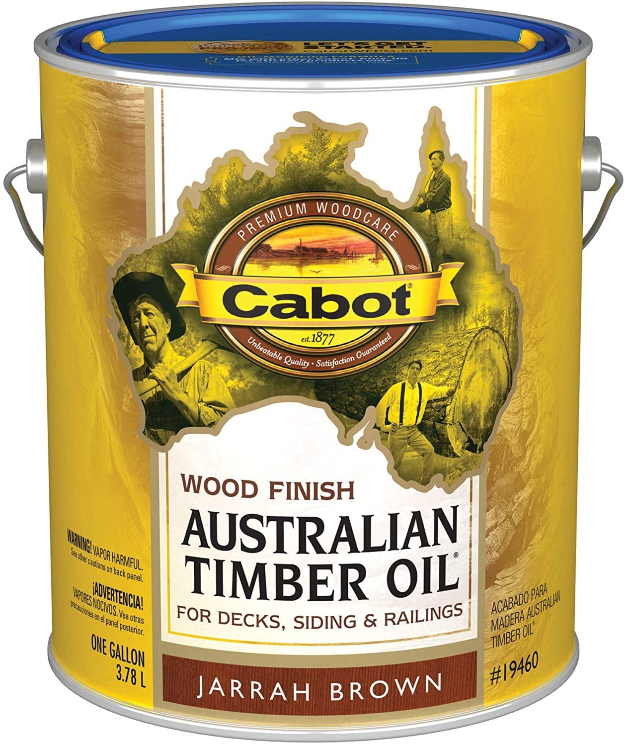 Jarrah Brown 1 Gal Australian Timber Oil for Premium Outdoor Wood
