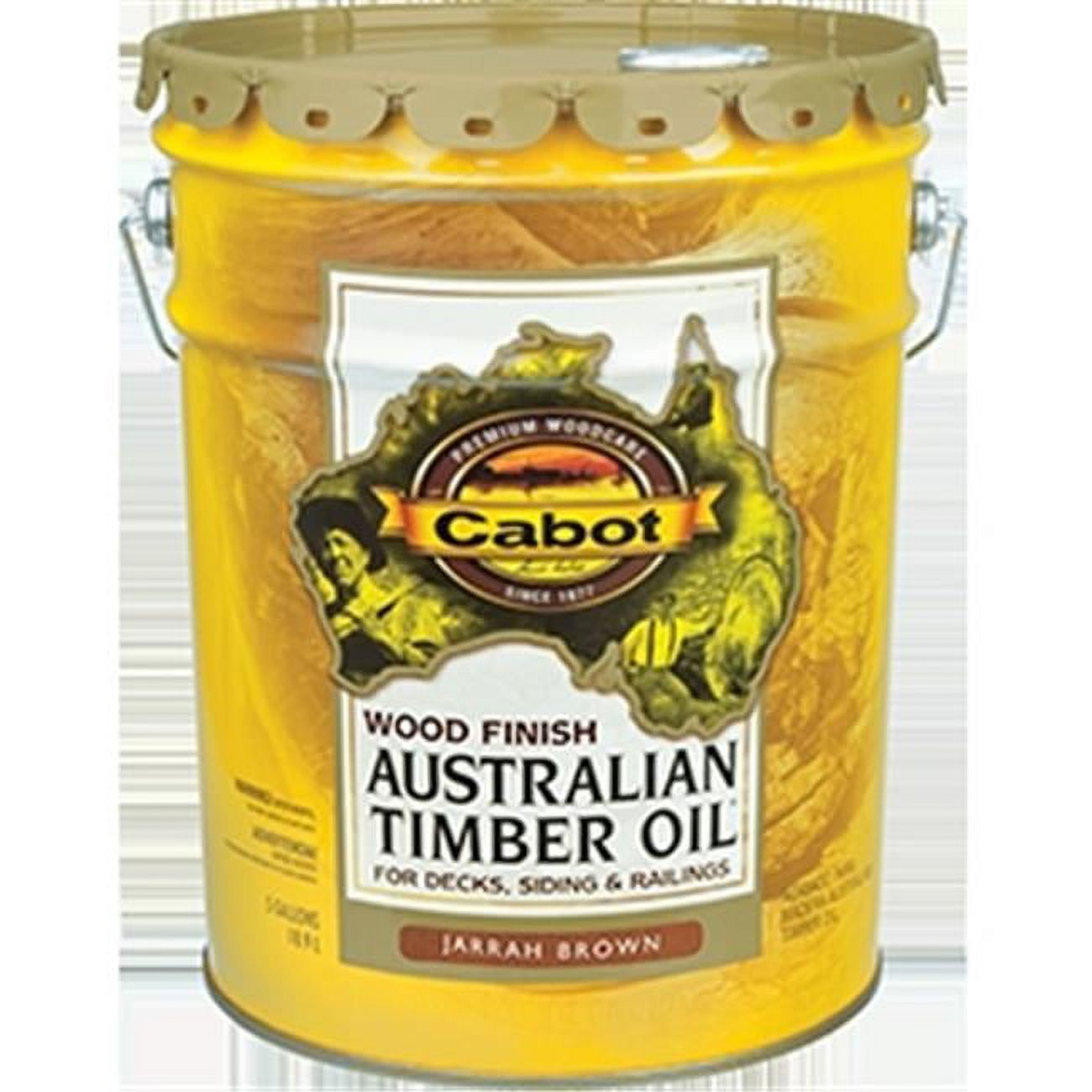 Cabot 19460 Australian Timber Oil Wood Finish, 5 Gallon
