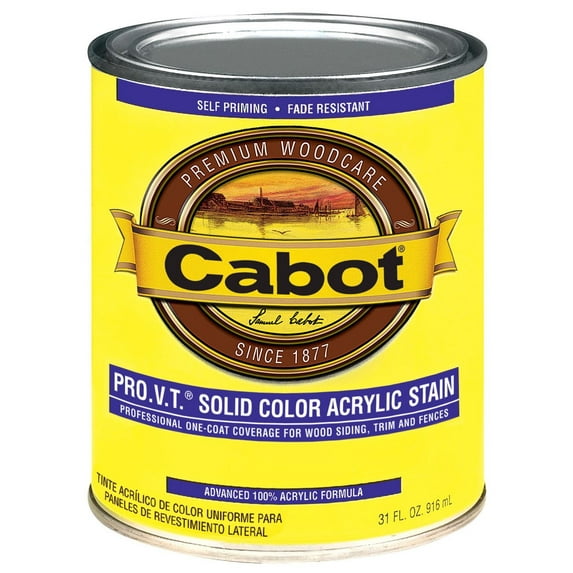 Cabot 156246 Medium Base PRO V.T. Stain Acrylic, 1 Quart