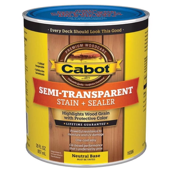 STAIN S/T WB TINTBSE QT (Pack of 4)