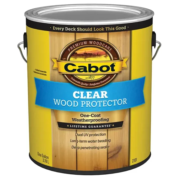 1 gal Cabot Stains 2101 Clear Wood Protector Water-Based