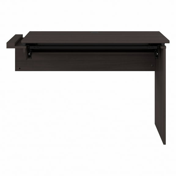 Cabot 3 Position Sit to Stand Desk Return in Heather Gray - Engineered Wood