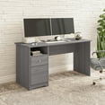 thumbnail image 1 of Cabot 60W Computer Desk with Drawers in Modern Gray - Engineered Wood, 1 of 2