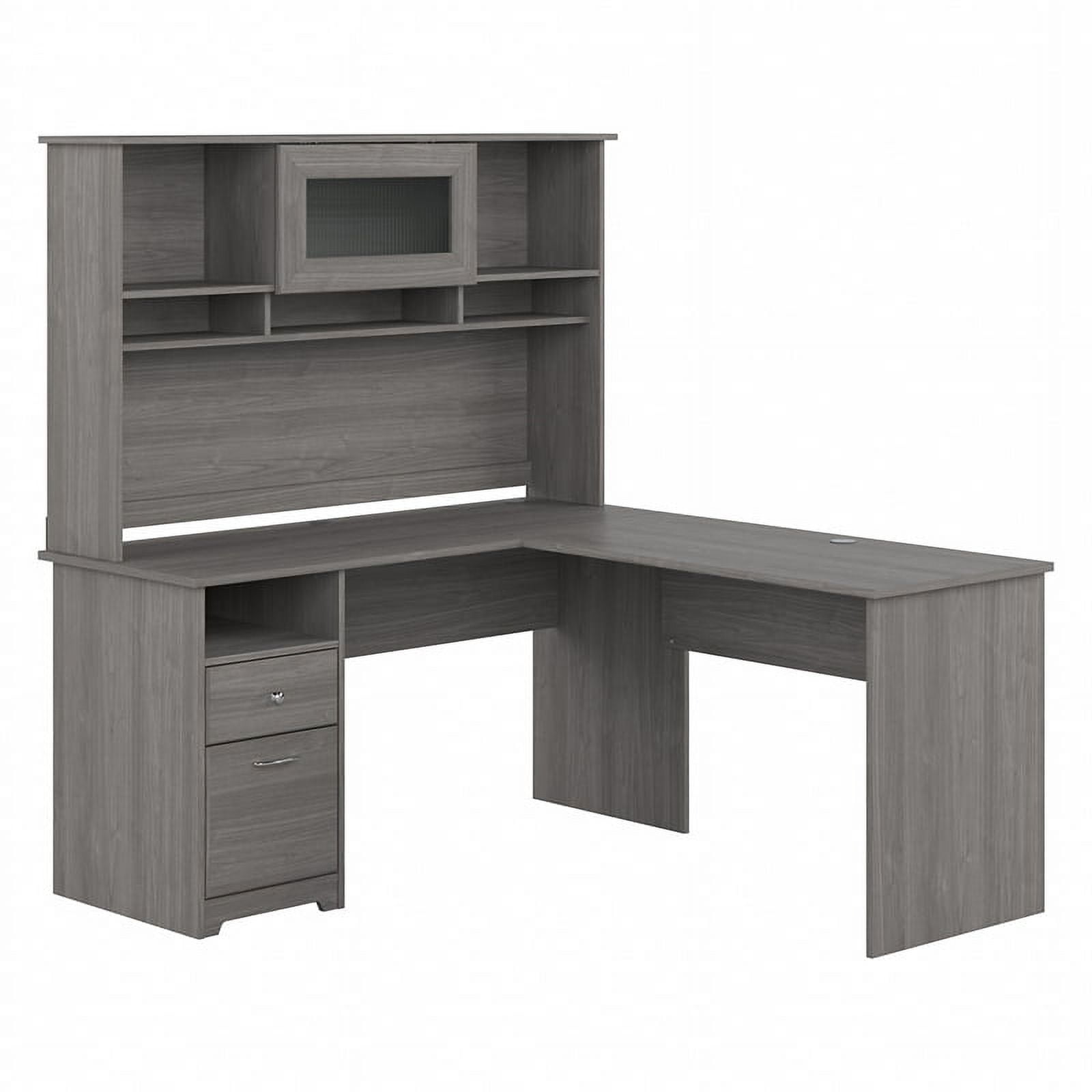 Bush Muebles Cabot Corner Desk Con Hutch - 60W - Ash Costa Rica