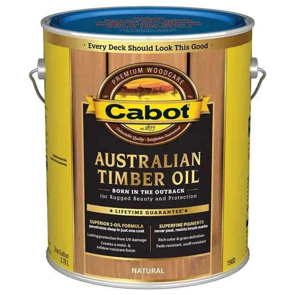 Cabot Stain,Natural,Toned Flat,1 gal. 140.0019400.007
