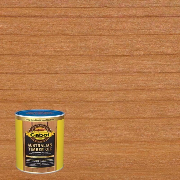 Cabot Australian Timber Oil Exterior Honey Teak 1 Qt Case of 4