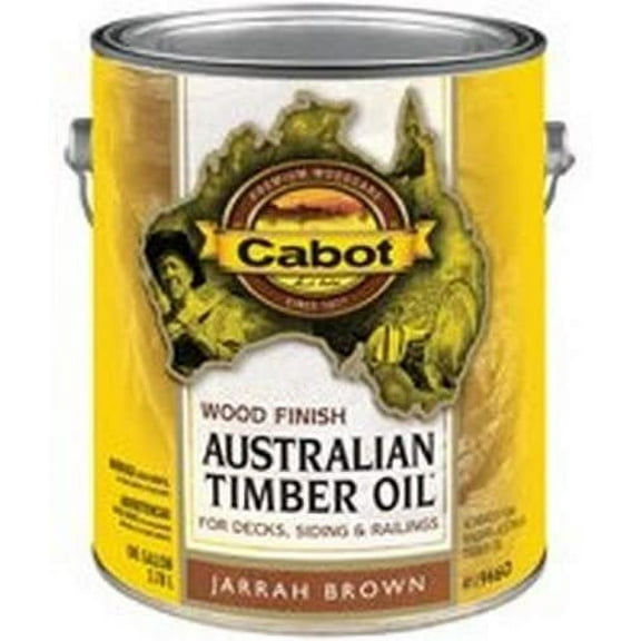 Cabot Creamery Australian Timber Oil Exterior - Jarrah Brown - 1 Gal