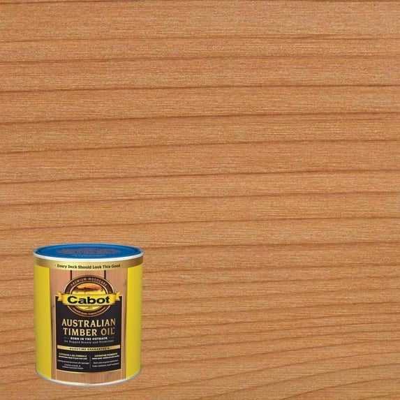 1 qt Cabot 19400 Natural Australian Timber Oil Water Reducible