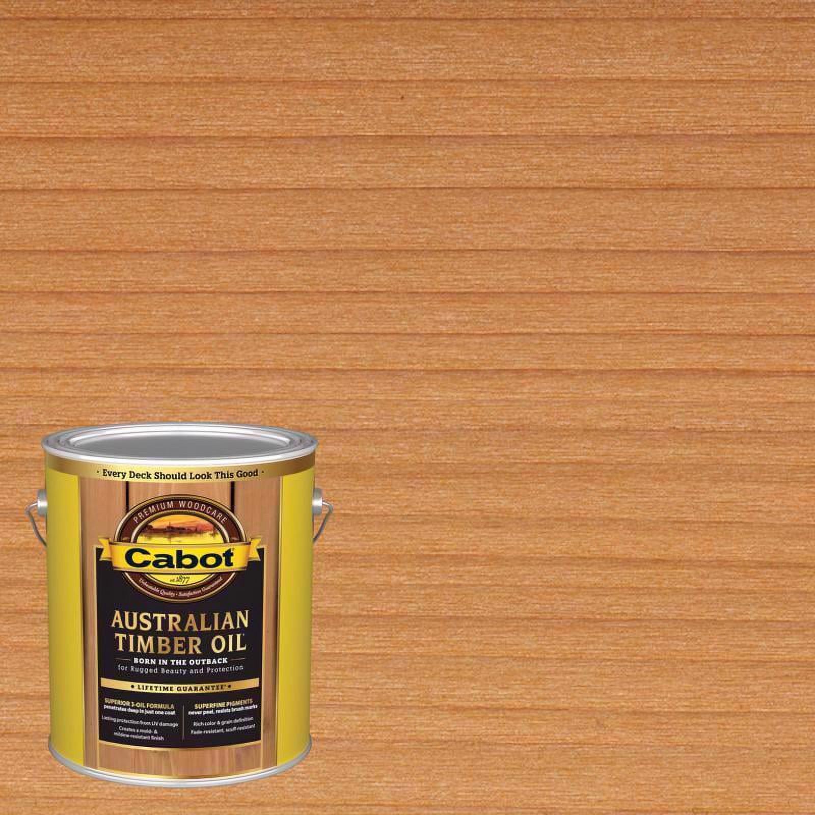 Cabot Australian Timber Oil Transparent Amberwood OilBased Australian