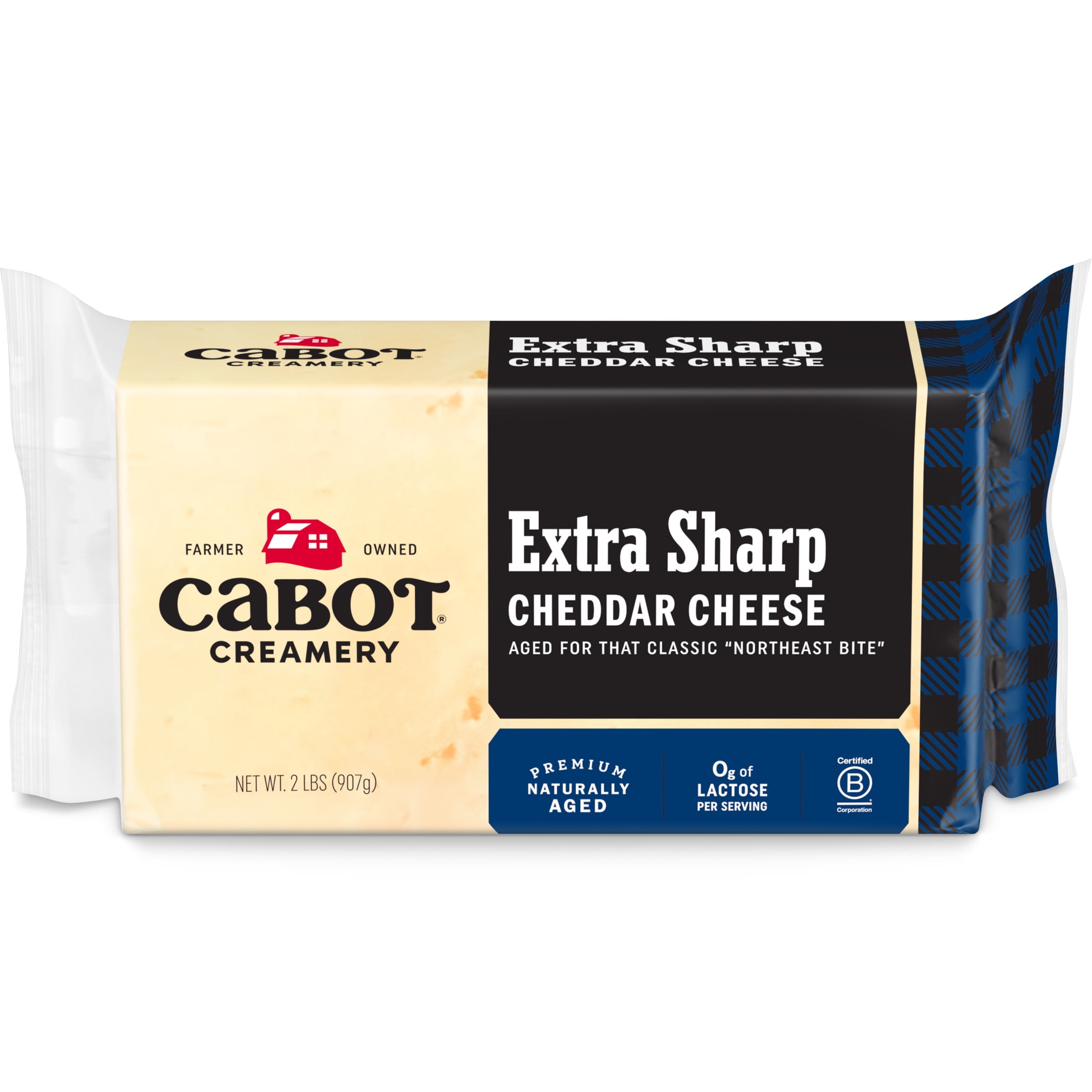 Cabot Creamery Extra Sharp Cheddar Cheese Block 2 lb (Refrigerated)