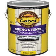 Cabot Creamery Exterior Acrylic Siding Stain Pro VT - Solid Color - 1 gal, White — Residential Use, Standard Application