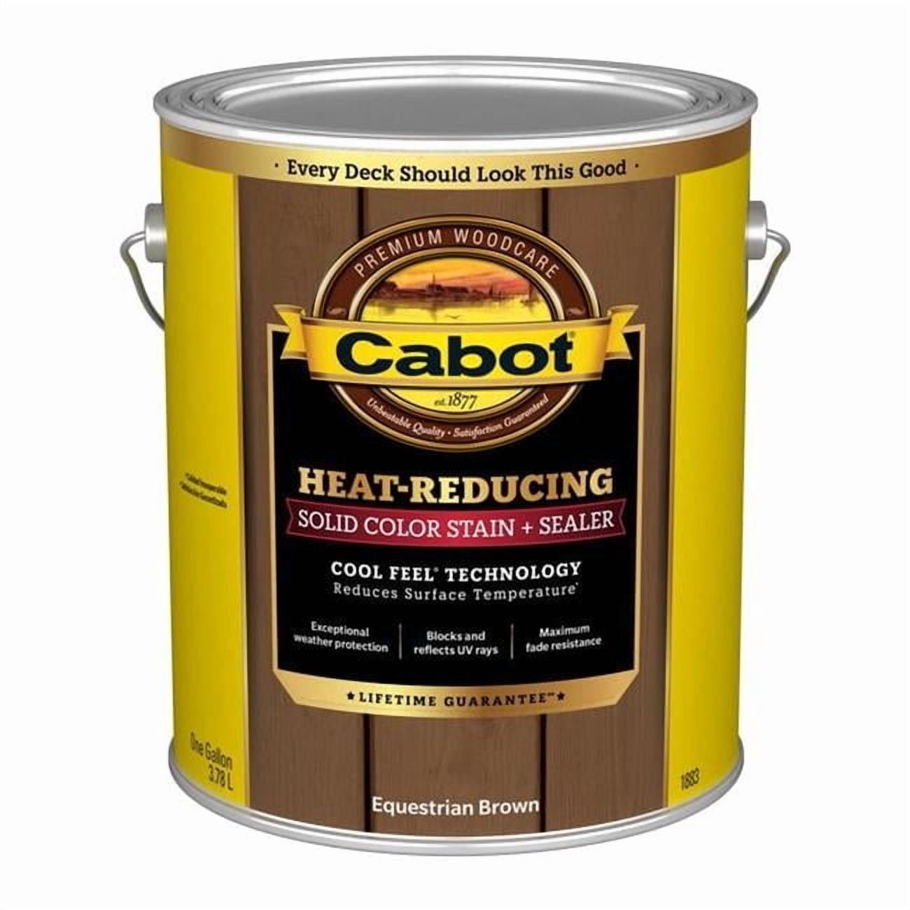 Cabot Creamery Heat-Reducing Stain + Sealer, Brown, 1 gal