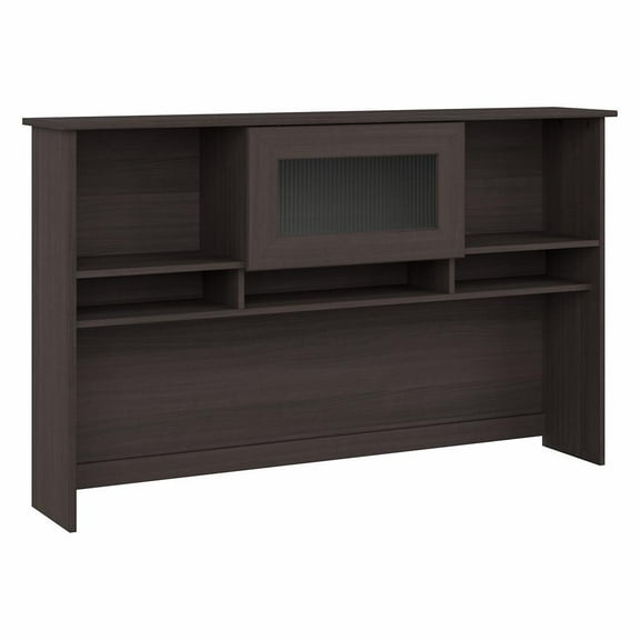 Cabot Modern 60W Hutch with Storage, Fits L Desk or Corner Desk (sold separatly) in Heather Gray