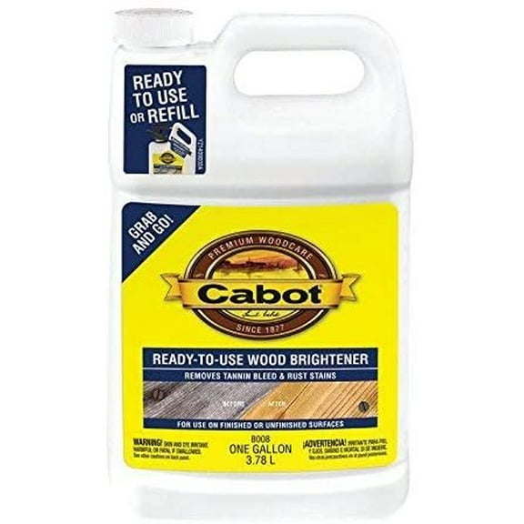 Cabot Wood Brightener - Finish, Clear - 1 Gal