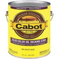 thumbnail image 1 of Cabot Creamery Solid Color Oil Decking Stain - Durable, Oil-Based, Matte - 1 Gal, White — Residential Use, Standard Application, 1 of 1
