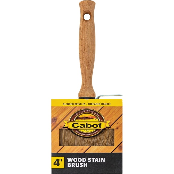 Valspar Natural Bristle Stain Brush - 4 In Interior & Exterior Use, Professional Finish