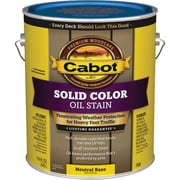 Valspar Cabot Solid Color Oil Decking Stain - Solid Finish - 1 Gal   Residential Use, Standard Application