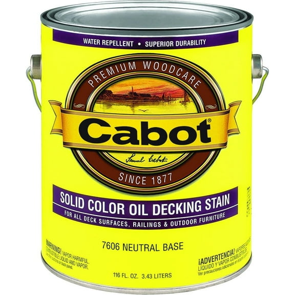Cabot VOC Solid Color Oil-Based Decking Stain