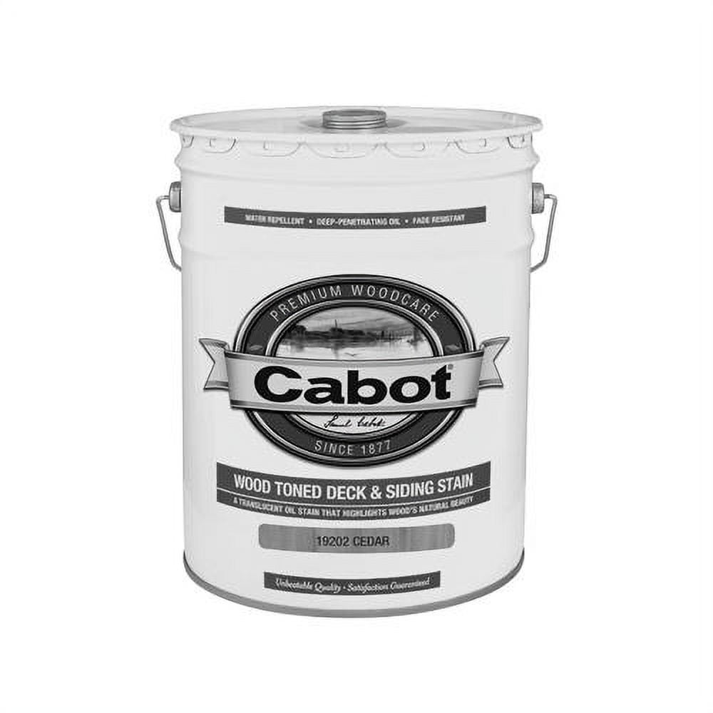 Cabot/Valspar 1920208 Wood Toned Deck & Siding Stain (VOC) Cedar 5
