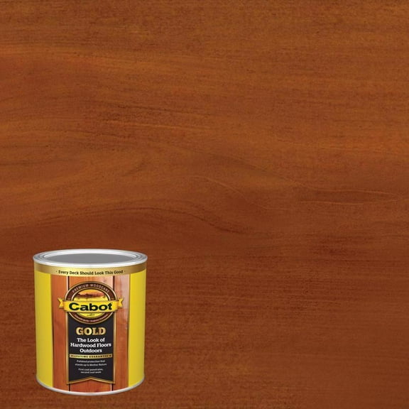 1594811 DECK VRNSH SUNLTWALNT QT Cabot Gold Satin Sunlit Walnut Deck Varnish 1 qt (Pack of 4)