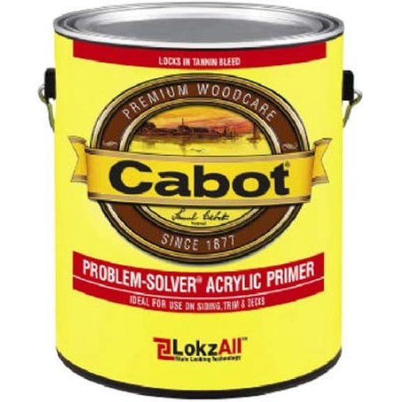 Cabot 31311 Acrylic Primer Water Based Exterior Redwood, 1 Gallon
