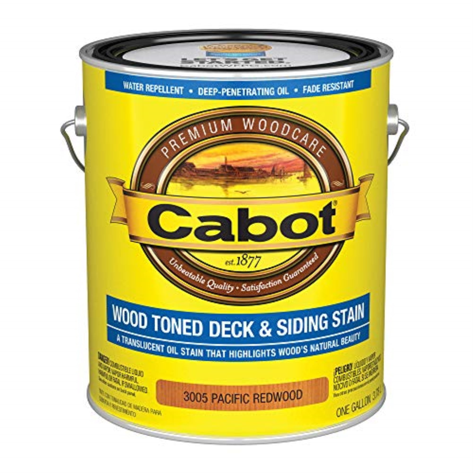 Cabot Wood Toned Transparent Pacific Redwood OilBased Deck and Siding Stain 1 gal