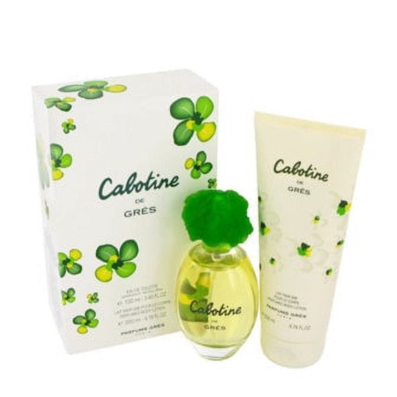 Cabotine Eau De Toilette 2 Piece Gift Set 2 Piece Gift Set With 3.4 Oz EDT Spray Women's Gift Sets Parfums Gres