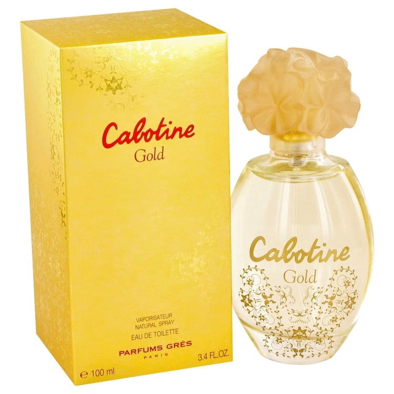 Parfums Gres Cabotine Gold Eau De Toilette Spray for Women, 3.4 oz