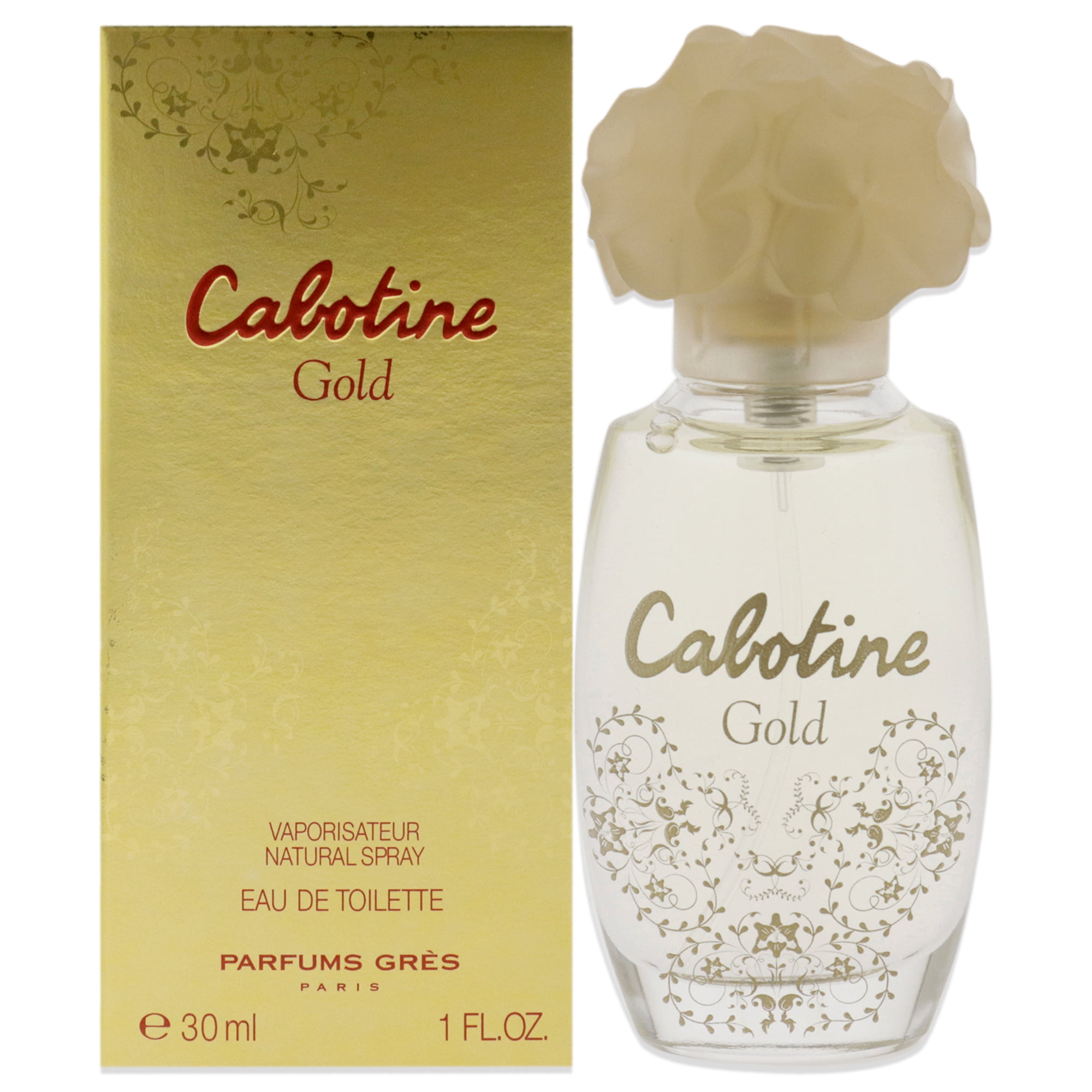 Parfum Cabotine Gold By Grès - Eau De Toilette 100ml Vaporisateur, Senteur Florale, Neuf Sous Blister