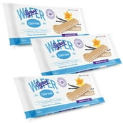 Cabrioni Italian Vanilla Signor Wafer - Delicious Wafer Sticks with No Palm Oil - Italian Cookies Made with Natural Ingredients for a Light, Crunchy Texture Filled with Rich Vanilla Cream - 3 Pack
