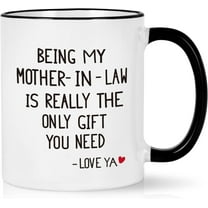 Cabtnca Mother-in-Law Mug - Unique Gift from Daughter-in-Law for Christmas, Birthday, Mother's Day - 11Oz