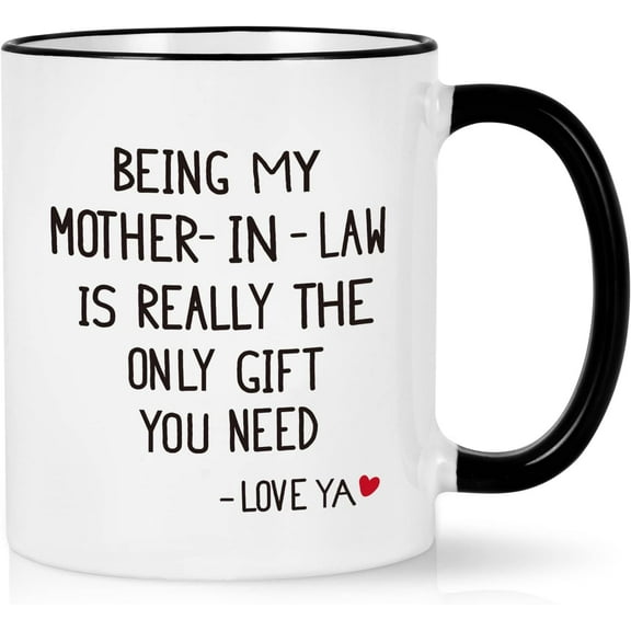 Cabtnca Mother-in-Law Mug - Unique Gift from Daughter-in-Law for Christmas, Birthday, Mother's Day - 11Oz