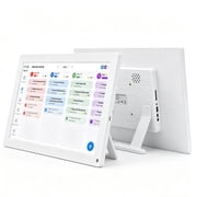 Cacagoo Digital Calendar, 15.6 Inch Wall Planner Electronic Calendar & Chore Chart, Smart Touchscreen Interactive Display for Family Schedules, Wall & Desk Mountable