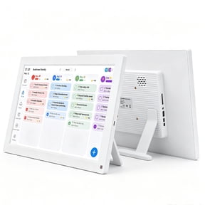 Cacagoo Digital Calendar, 15.6 Inch Wall Planner Electronic Calendar & Chore Chart, Smart Touchscreen Interactive Display for Family Schedules, Wall & Desk Mountable