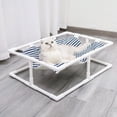 thumbnail image 1 of CACAGOO Pet Hammock Outdoor Dog Bed Cat Bed Elevated Pet Bed for Medium Pets, 1 of 8