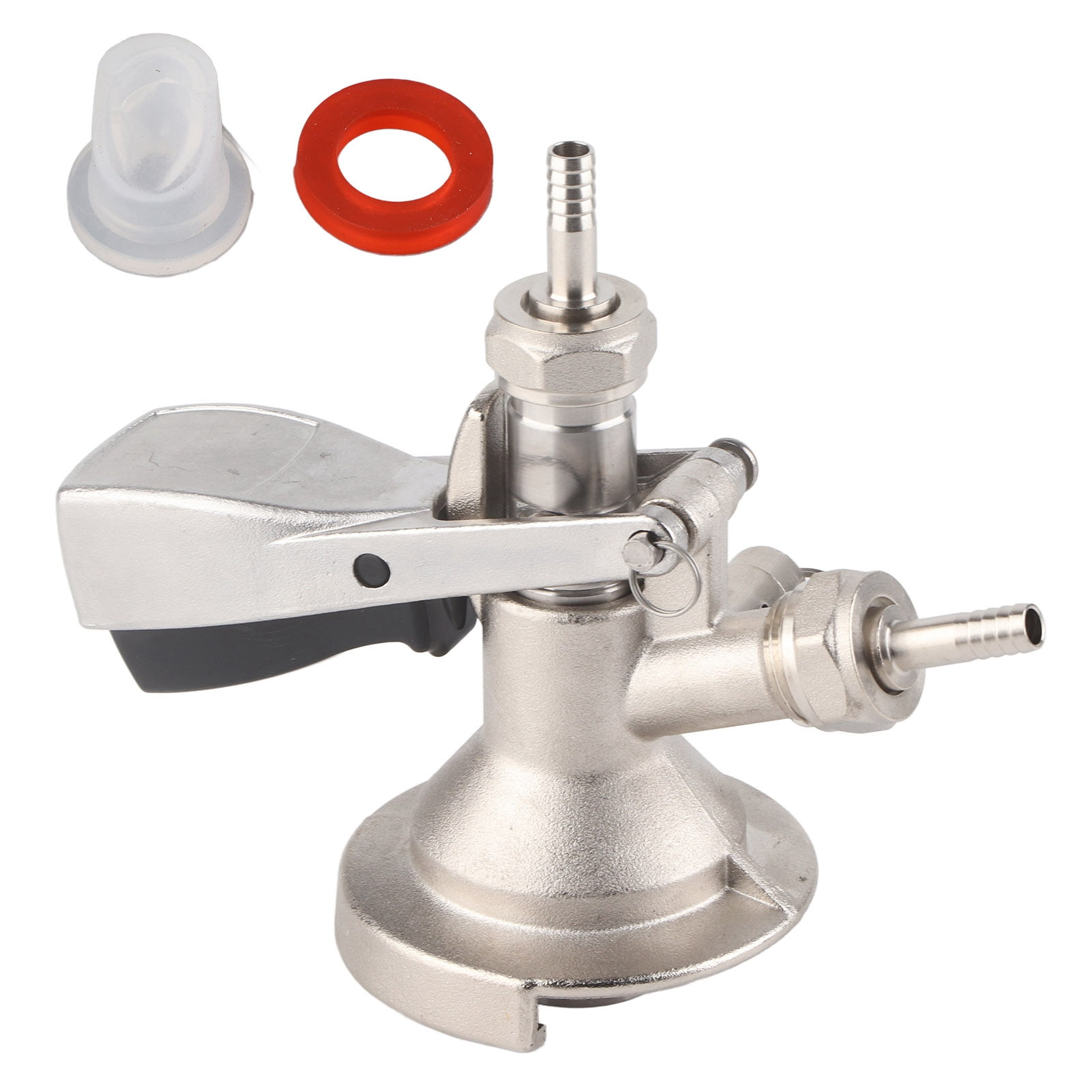 Cacagoo Kegging Tools A Type Stainless Steel Beer Keg Tap Distributor Coupler with Brewing Accessory Home Brew Equipment