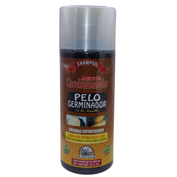 Cacahuananche Extract Shampoo (Extracto De Cacahuananche Shampoo) - 480 ml - Natural Ingredients with Mix Herbs Premium