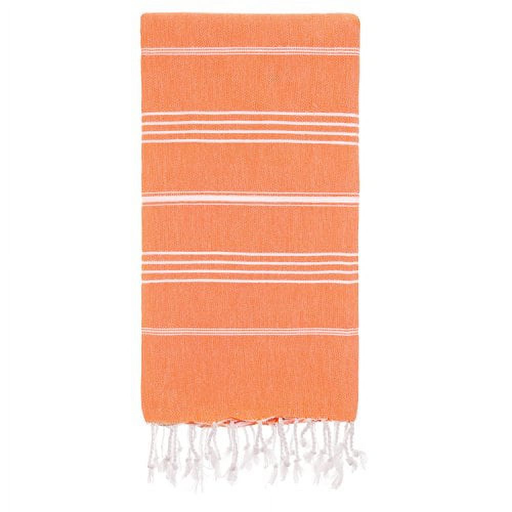 Dalga Turkish Peshtemal Towel – Navy, 100% Organic Cotton, Lightweight & Ultra-Absorbent For Beach, Bath, Travel - View #10